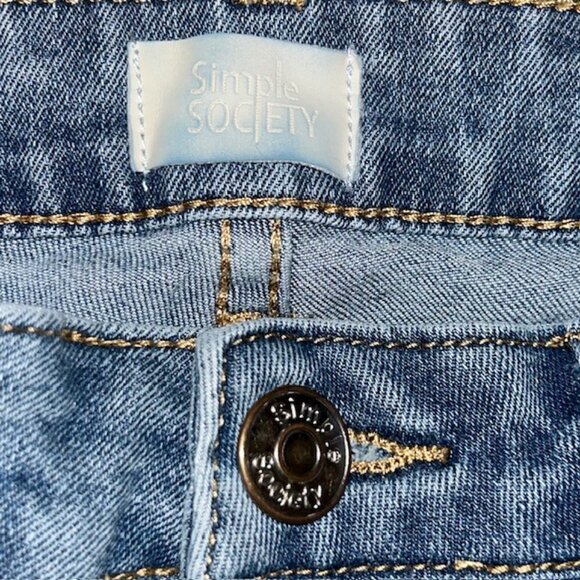 Simple Society Jeans Women 9 29 Bell Bottom Pockets Eco Friendly Outdoor - Picture 4 of 6